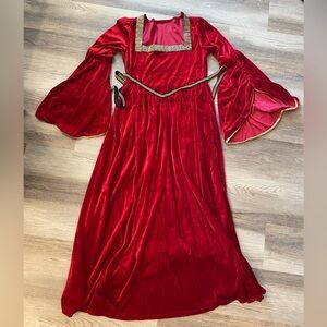 Mother Gothel Tangled Costume with wig XS/small/medium